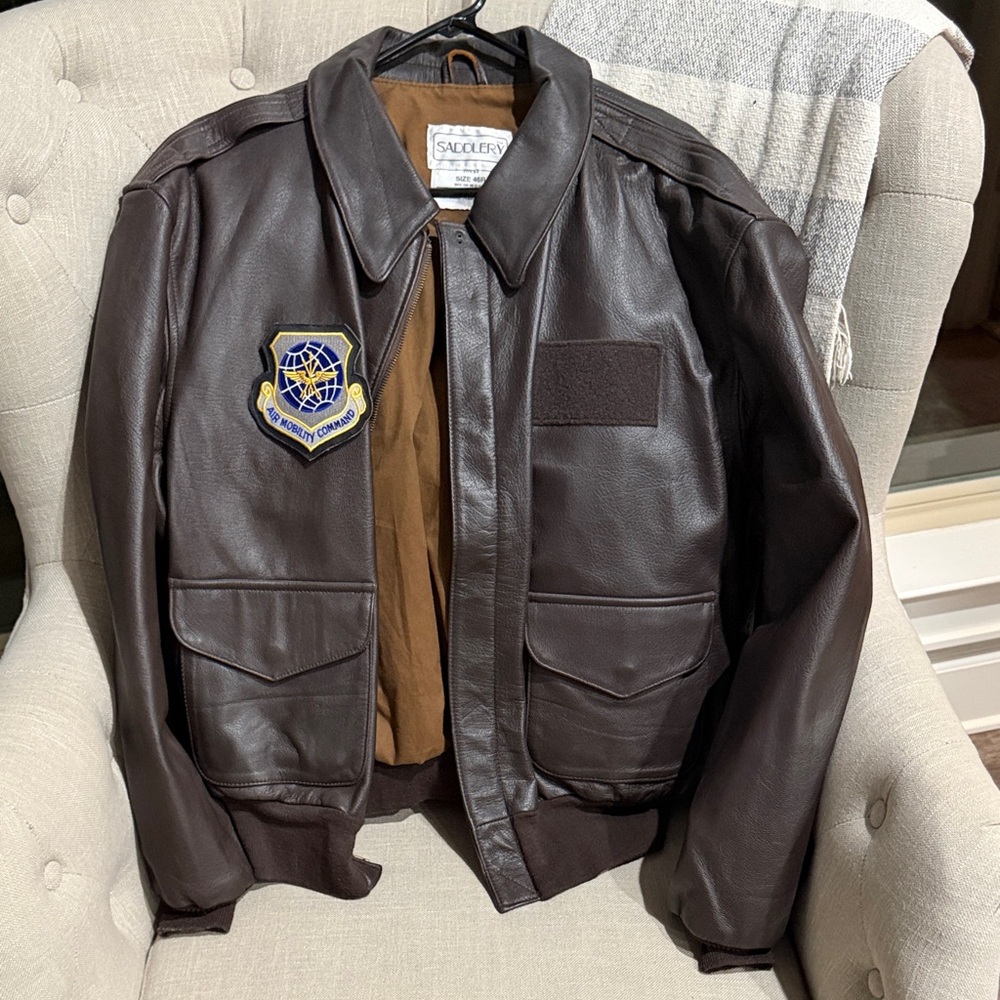 Air Force Leather Flyers Jacket